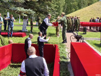 Перезахоронение останков бойцов на Кургане Бессмертия в Белеве 2023, Фото: 41