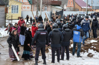 Бунт в цыганском поселении в Плеханово, Фото: 44