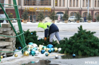 В Туле убирают главную новогоднюю ёлку , Фото: 5