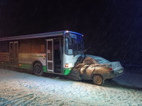 Фото последствий лобового ДТП с автобусом и легковушкой под Узловой, Фото: 5