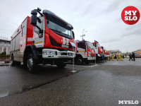 В Туле министр МЧС осмотрел пожарную и спасательную технику, Фото: 5
