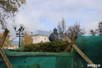 В Толстовском сквере начали ремонт фонтана, Фото: 14