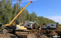 Как ведется монтаж водовода, питающего водой Пролетарский округ Тулы. Фото, Фото: 8