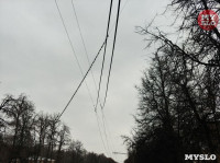 Самосвал порвал провода на ул. Первомайской, Фото: 2