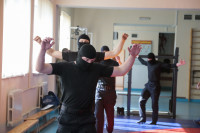В Туле штурмовая группа ОМОН задержала условных вооруженных преступников, Фото: 39